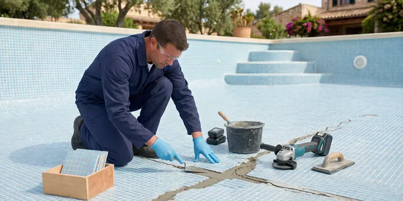 Reparación Piscina de Obra